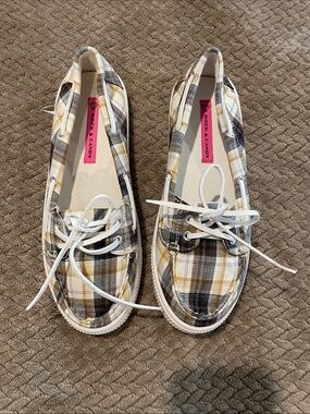 Rock & Candy Plaid Moccasin Boat Shoes